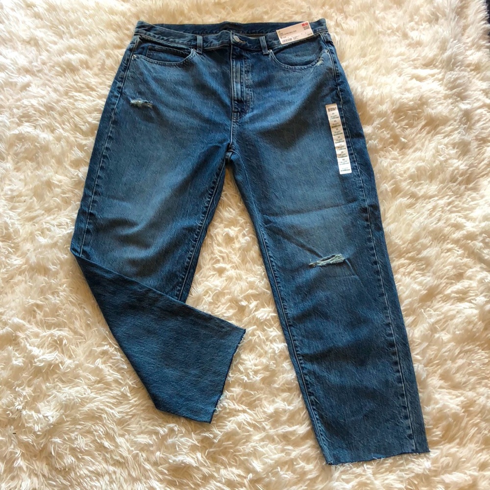 UNIQLO JEANS. Women Jeans. Slouch Tapered Ankle Jeans. Size 36”